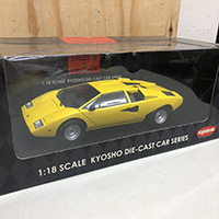 KYOSHO 18 ダイキャストカー GORGEOUS COLLECTION ランボルギーニ カウンタック LP400 イエロー 